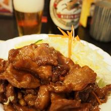 こま切れ味噌とんてき