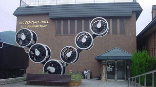 本物のＳＬと対面