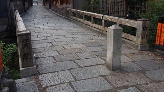 白川にかかる小橋