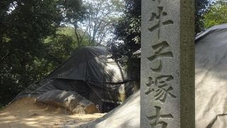 八角墳。斉明天皇の陵墓の可能性あり