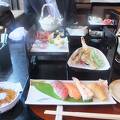 奈良パークホテル内の食事処萬佳で友人と食事を、そのあとホテルの温泉を
