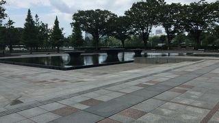 噴水が出てない時もあります