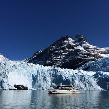 船から見るウプサラ氷河