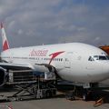 オーストリア航空・成田⇒ウイーン・777-200ER・機内食は事前予約の特別食『かば焼き』をオーダーしました。