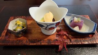 季節感あふれる懐石料理