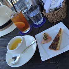 休日ランチの前菜、スープ