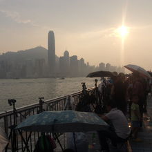 夕刻の景観の一例