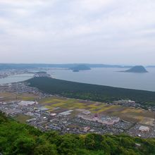鏡山西展望台から虹ノ松原