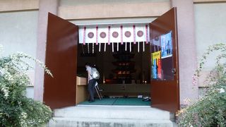 建物内部での撮影は禁止でした