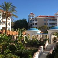 別世界のようなホテル