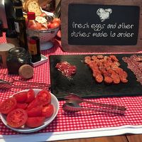 美味しい生ハムとチョリソー