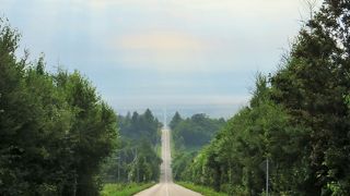 北海道らしさを満喫できる直線道路