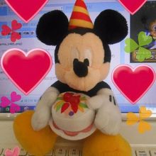 バースデーぬいぐるみ（今のデザインは全て変わっています）