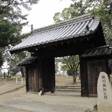 沼地に浮かぶ撫川城址