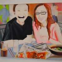 素敵な絵が数枚飾られていました。