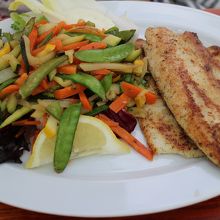 Zander（スズキの仲間で淡水魚）とSaibling（イワ