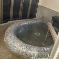客室付の半露天風呂