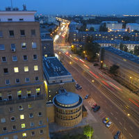 部屋の窓からの眺めです