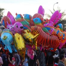 風船屋もいました