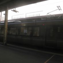 札幌まで快速エアポートの特急列車