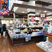 お土産売り場内