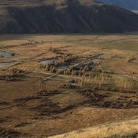 谷間を見渡すview　