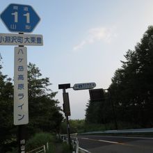 県道11 小淵沢町大東豊