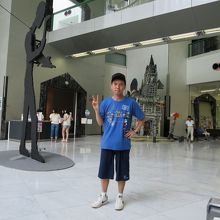 美術館の中で