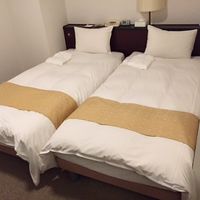 ベッドを２台並べた部屋