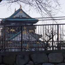 水上から見るお城