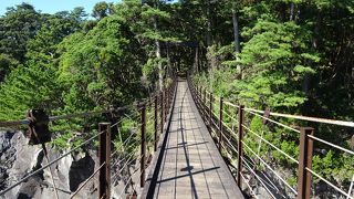 吊り橋も海岸もすばらしいです。