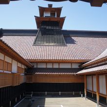 箱館奉行所の中庭