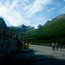 展望台の駐車場