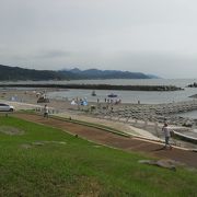 海水浴場としては穴場的存在