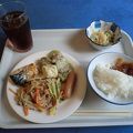 古い設備だが朝食はよい