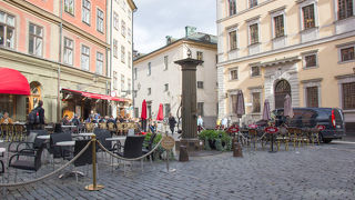 ガムラスタンに有る小さな広場