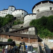 クーフシュタインのシンボル的存在！城塞は郷土博物館＆見晴らし最高の展望所(^^♪