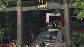 東照宮からも近い神社