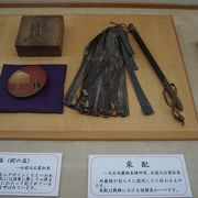 吉良邸討ち入りの際に使ったという采配まで