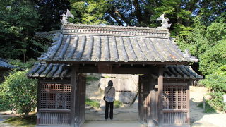 岡山後楽園の観音堂