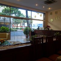 ロビー。朝食会場もこちらです