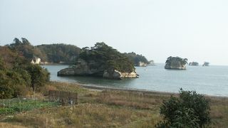 浦戸諸島の奥まった美しい島