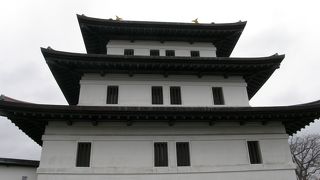 松前城の天守閣の中にあります