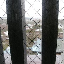 松前城資料館最上階からの眺望