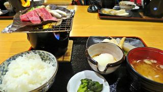 飛騨牛の朴葉（ほうば）焼き定食がお勧め♪