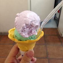 紅イモ＆チョコミントをチョイス