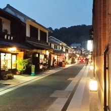 夕暮れの美観地区