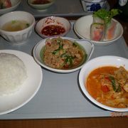 タイ料理のランチ