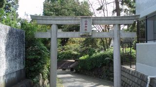 白糸の滝の橋を渡り急曲坂を前傾姿勢で上りきるとあります～