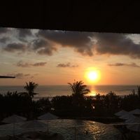 夕日が見えます